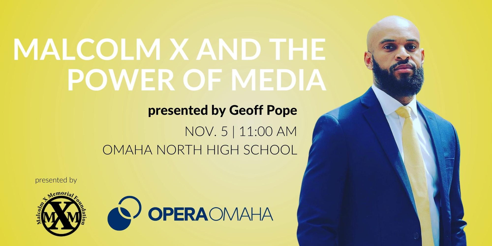 Malcom X and the Power of Media | Geoff Pope promotional image