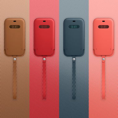Iphone 12 mini Leather Sleeve MacSafe