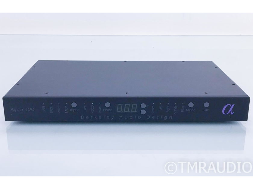 Berkeley Audio Design Alpha DAC Series 1; D/A Converter (16737)