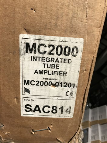 McIntosh MC-2000 50 anniversary tube amplifier "MINT" V...
