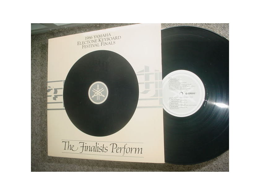 1986 Yamaha Electone Keyboard Festival Finals - the finalists perform double lp record