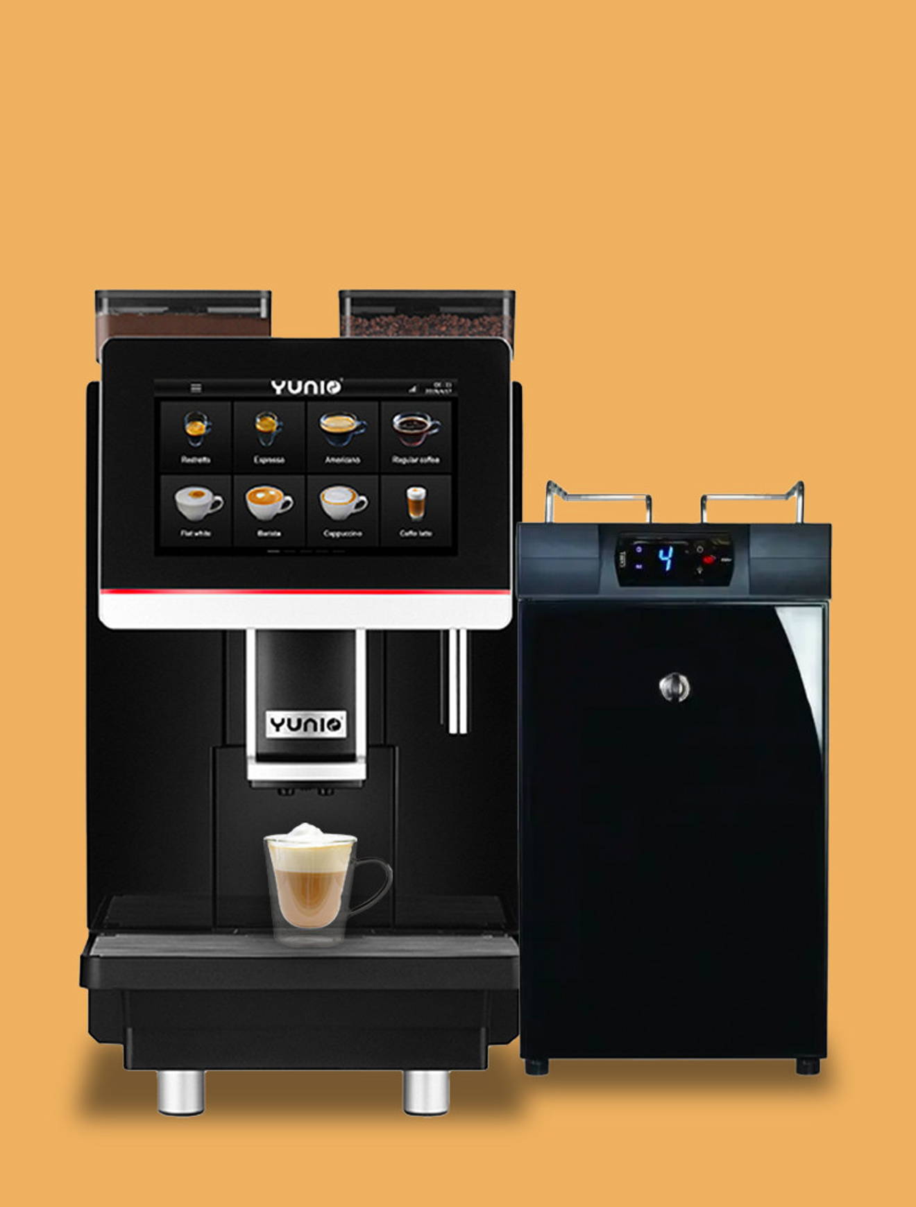 Yunio X90 met verse melk