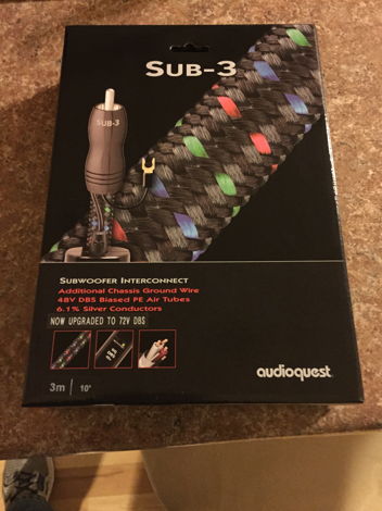 Audioquest  SUB - 3 3M (10')(Complete with Retail Packa...