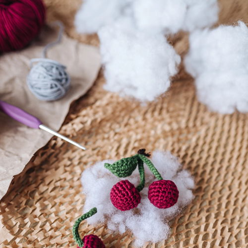 KERSEN haakpatroon PDF - Amigurumi Eten Haakspel Eten Schattig Haakpatroon Haak Kersen Eten Haakpatroon Haak Sleutelhanger