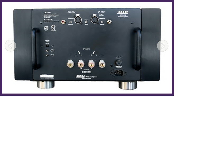 Adcom 575 SE Brand New 350W Powerhouse 2 Channel Amplifer - High Current