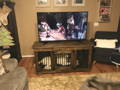 DIY multi-purpose console table kennel