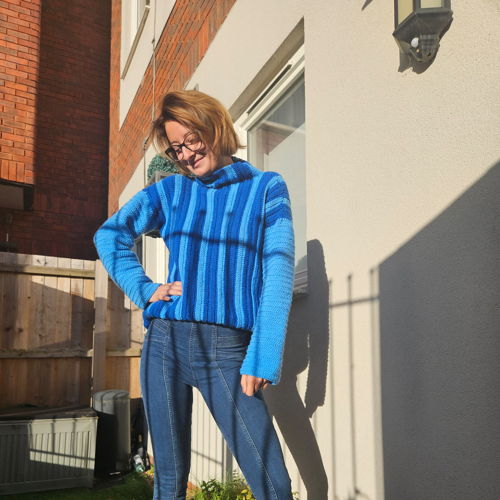 Brighten your day sweater - crochet pattern