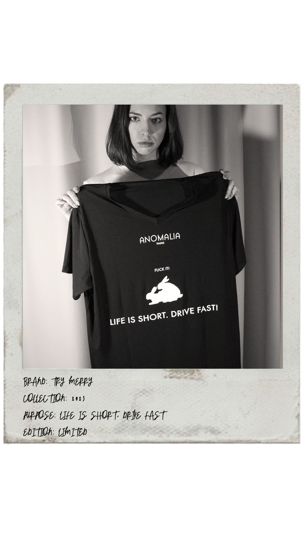 Black Rabbit T-Shirt for Him