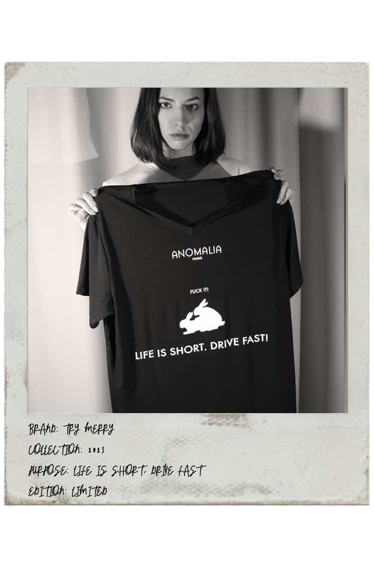 Black Rabbit T-Shirt for Him