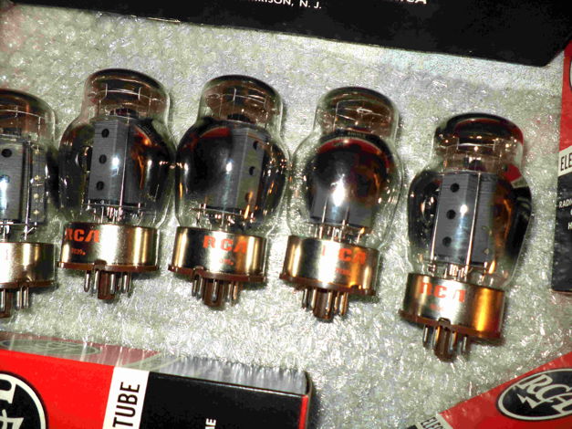 Sleeve of five RCA (TUNG-SOL)  NOS 6550 tubes, genuine ...