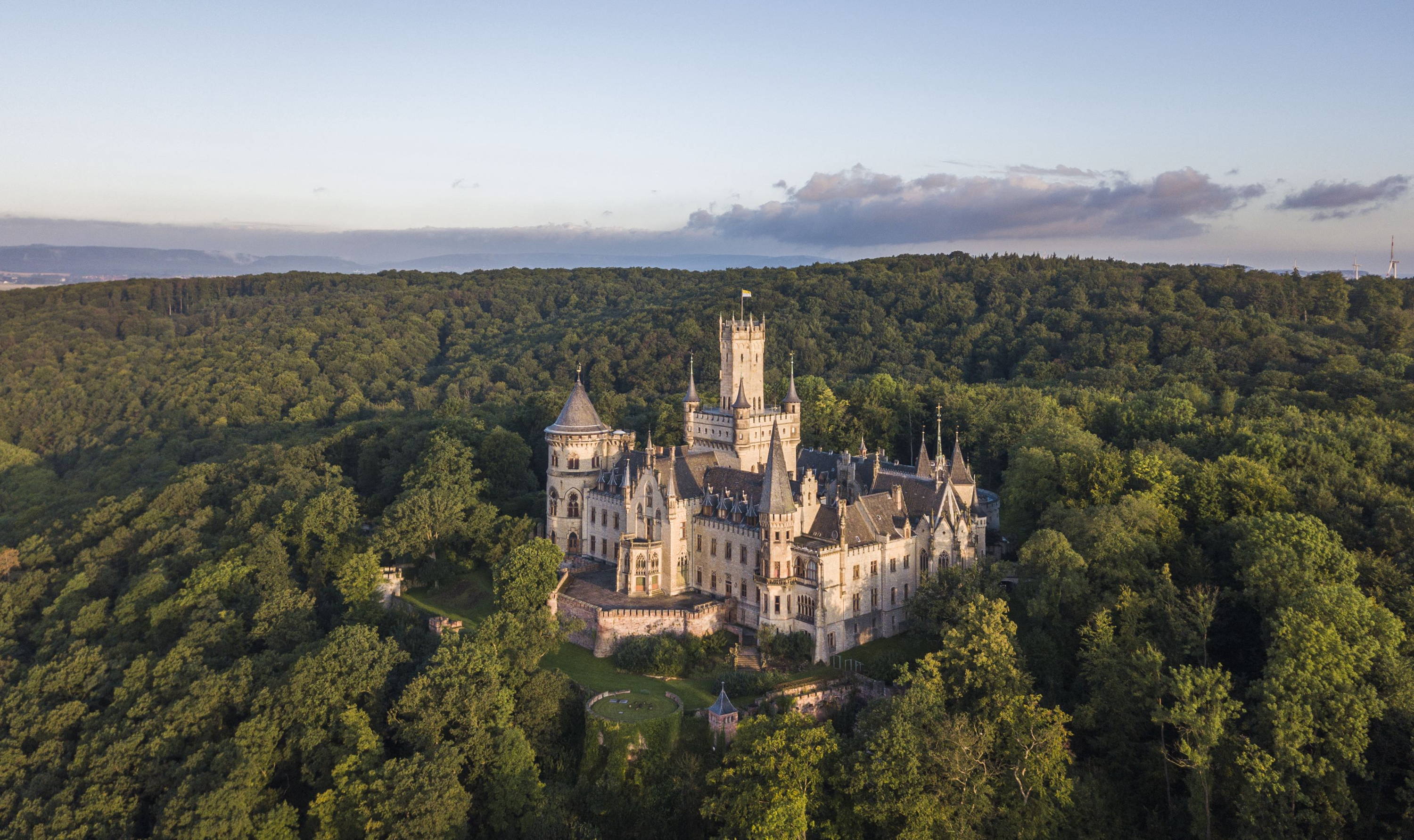 Marienburg mit Wald