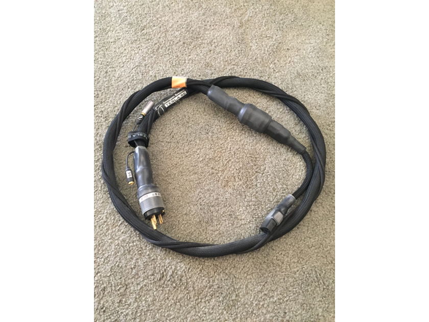 Synergistic Research Tesla T3SE power cord.  5 feet with Flex Connect IEC, and a 15 amp IEC.  List $925.00.