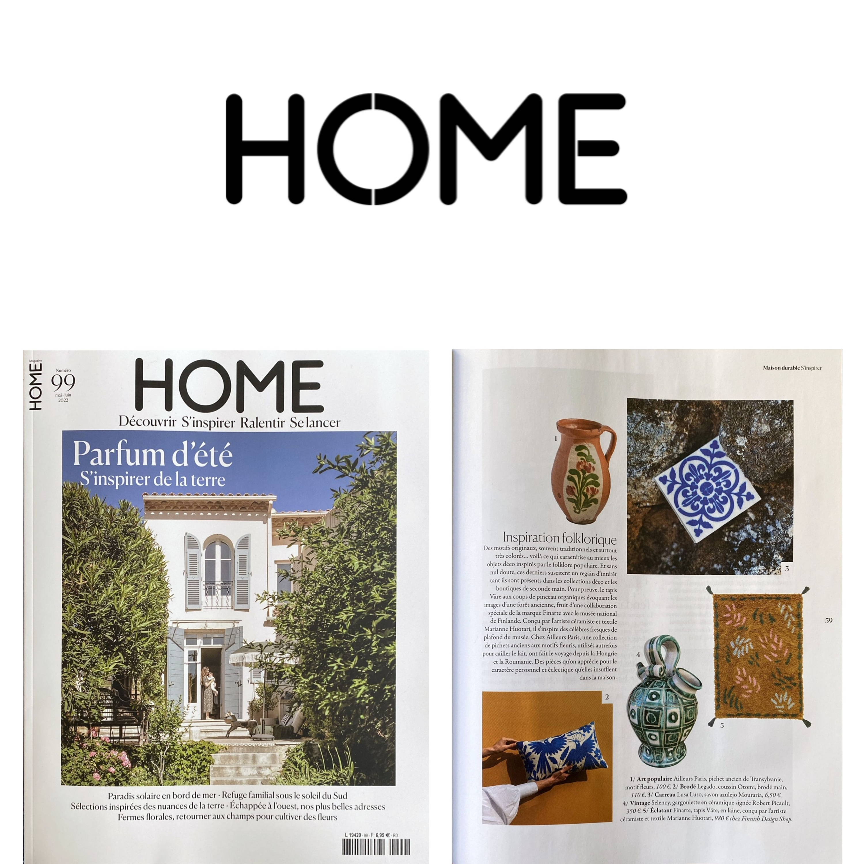 Legado dans Home magazine