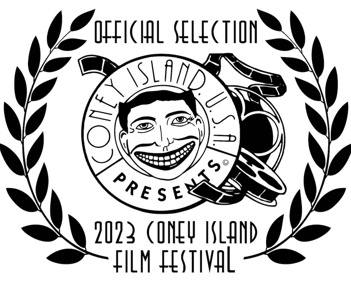 Laurels logo for official Selection Coney Island Film Festival