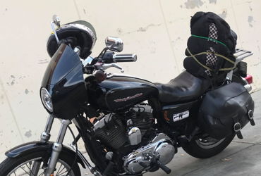 2006 HARLEY-DAVIDSON XL 1200C SPORTSTER CUSTOM (BLACK) motorcycle for rent near kearns, UT