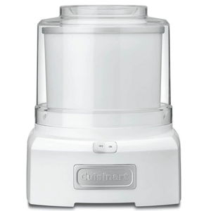 Cuisinart Ice Cream Maker Machine, 1.5 Quart, White