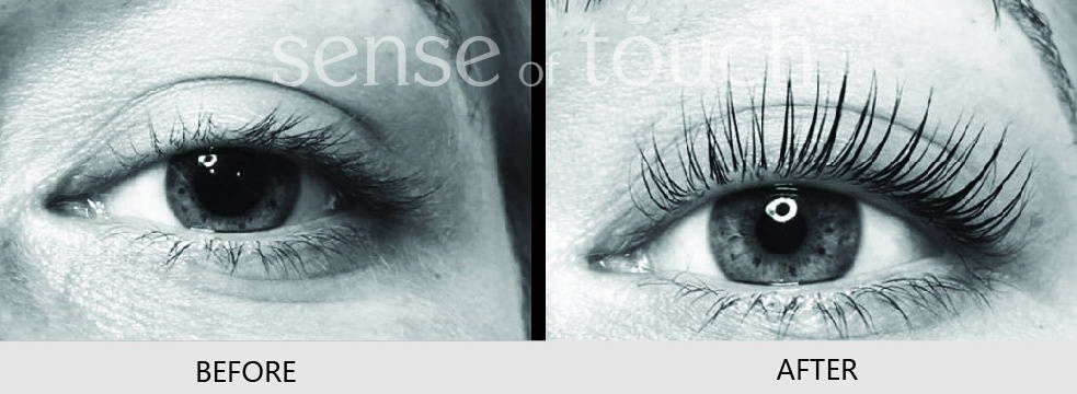 Diva Lashes before and after treatment