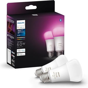 Philips Hue Smart Bulb 60W A19 LED Bulb - 2 Pack