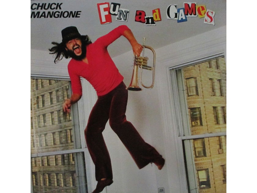 CHUCK MANGIONE (VINTAGE VINYL LP) - FUN AND GAMES (1980) A&M SP 3715