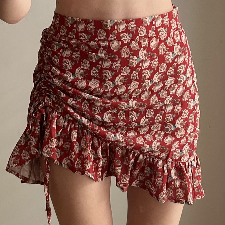 Floral summer skirt 