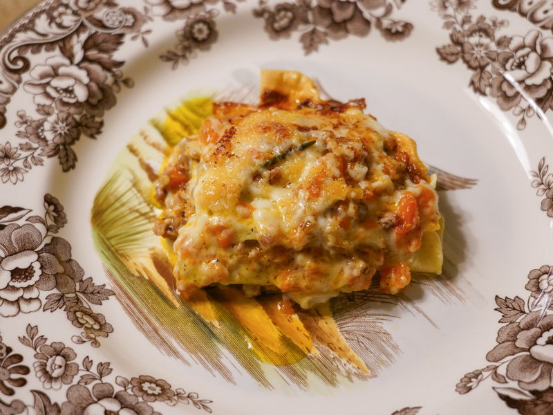 Cooking classes Bologna: Autumn flavors cooking class: pumpkin and sausage lasagna