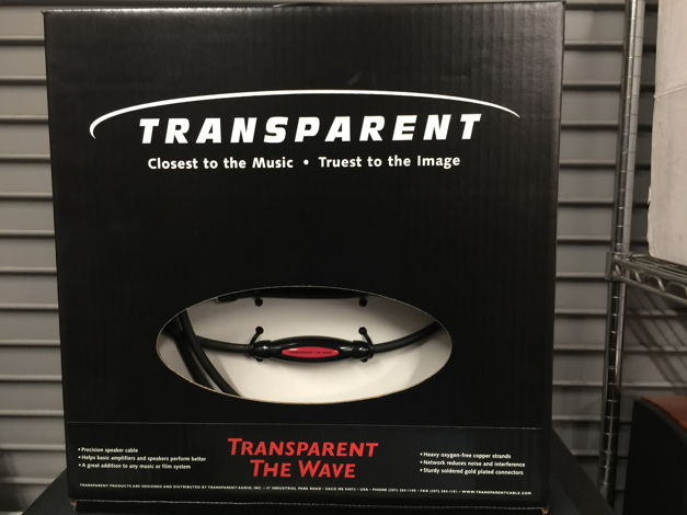 Transparent Audio The Wave Speaker Cable 10ft B>B (TW10)