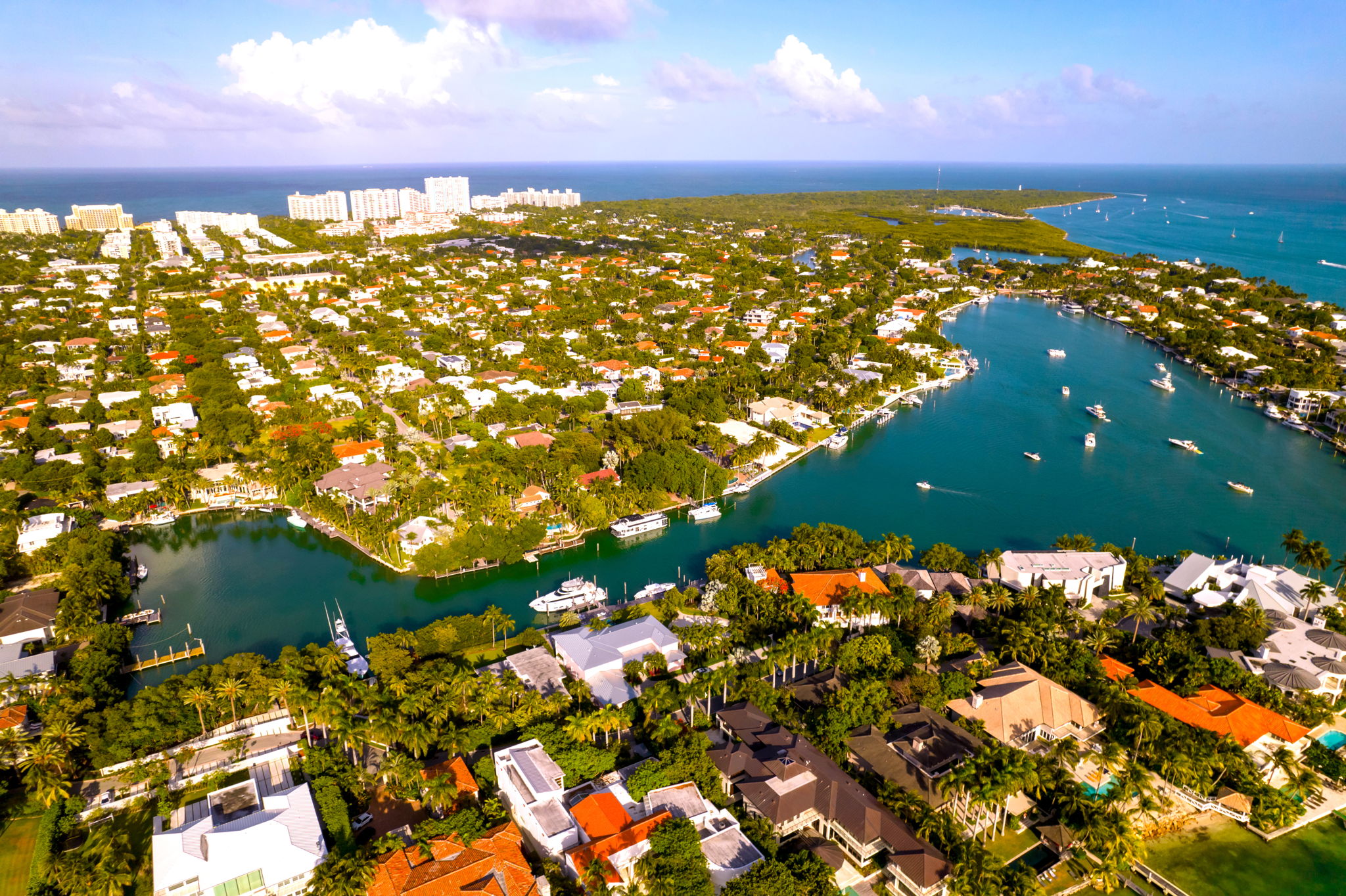 skyview of KEY BISCAYNE