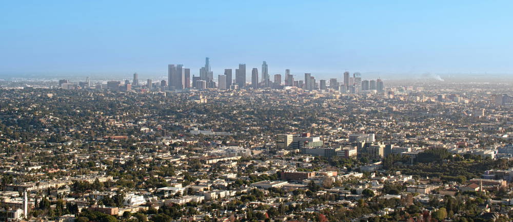View from the Griffith Observatory, Los Angeles, California