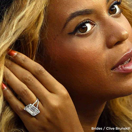 beyonce with engagement ring