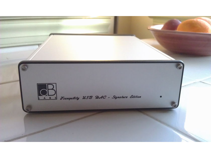 dB Audio Labs Tranquility Dac "Signature Edition" + Essential USB Cable - Absolutely Like New