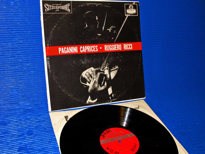PAGANINI / Ricci  - "Caprices 1-24" - London 1963 early pressing