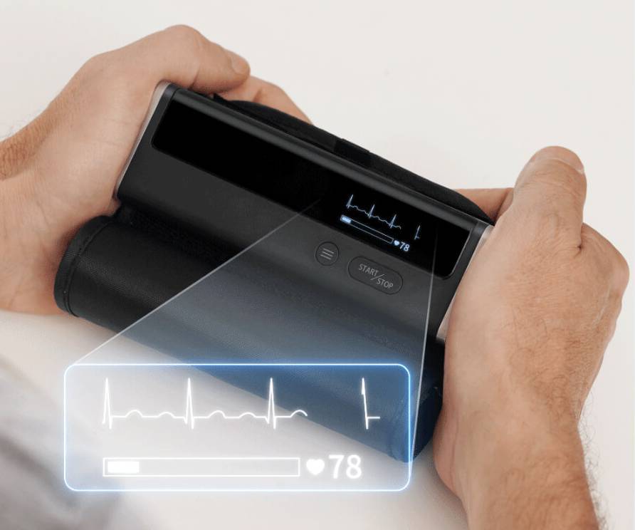 pista de electrocardiograma