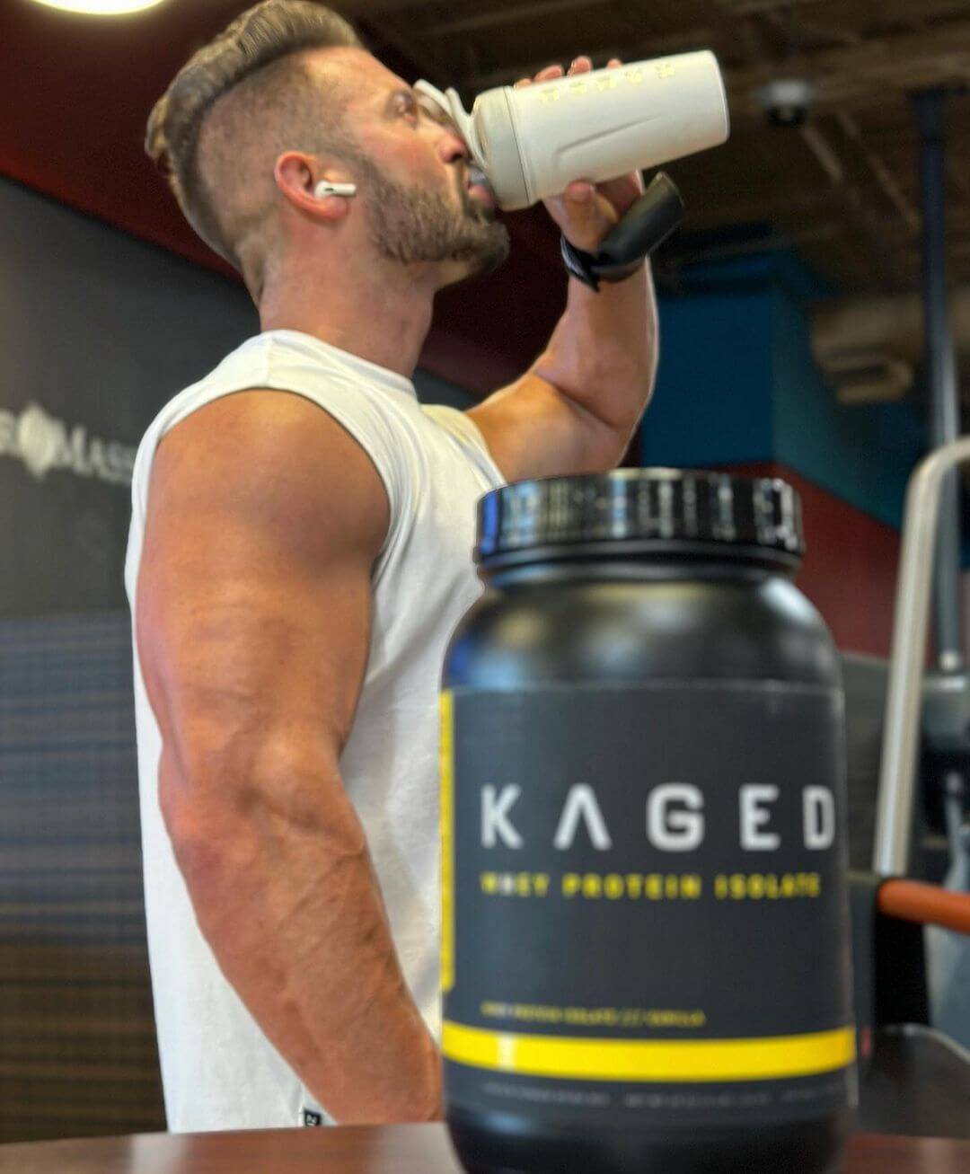 Kaged Whey Protein Isolate instagram