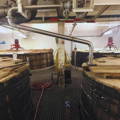 Salle de distillation vue de face de la distillerie Ardnahoe sur l'île d'Islay dans les Hébrides intérieures d'Ecosse