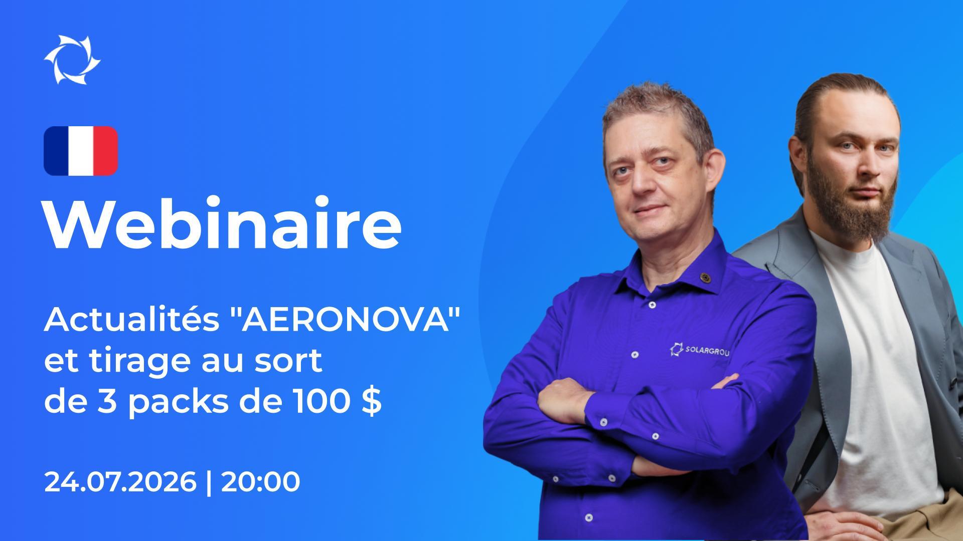 France. Nous discuterons des principales actualités de l'entreprise et mettrons en jeu 3 lots de 100 $ dans le cadre du projet des "Dirigeables de nouvelle génération"