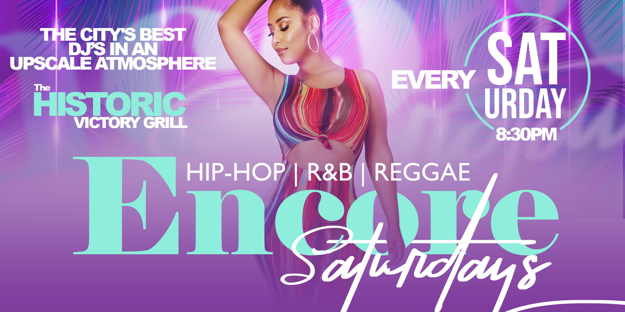 Encore Saturdays | Hip-Hop, R&B, Reggae Night promotional image
