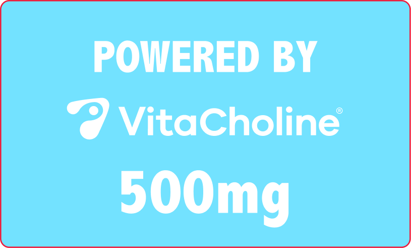 powered by vitacholine 500mg graphic