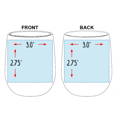 Custom Logo Stemless Wine Cup 12 oz Laser Engraved Business Logo Sizing