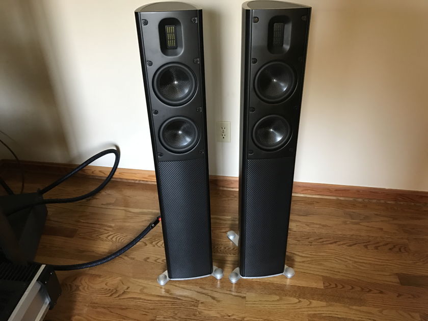 Scansonic MB2.5 New Black ribbon speakers