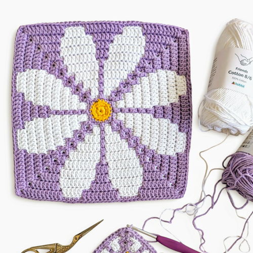 Daisy Dreams Mozaïek Vierkant