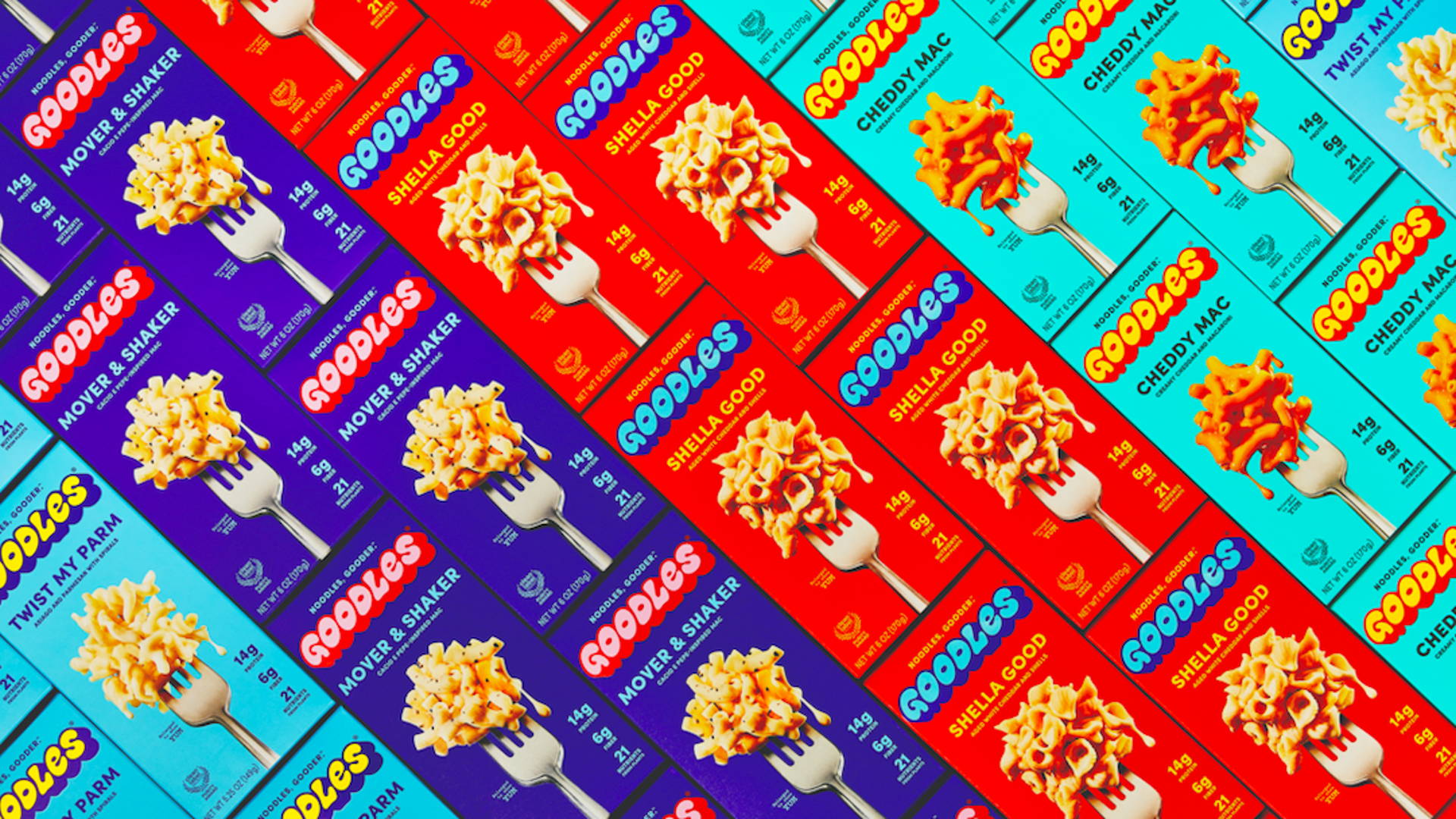 Featured image for Here's Some Shella Good Packaging From New Macaroni and Cheese Brand Goodles