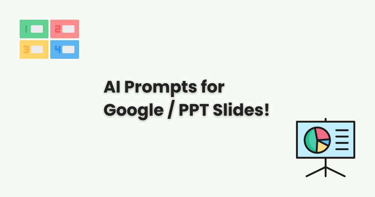 ChatGPT Prompts to Generate Presentations for Teachers (PowerPoint & Google Slides)