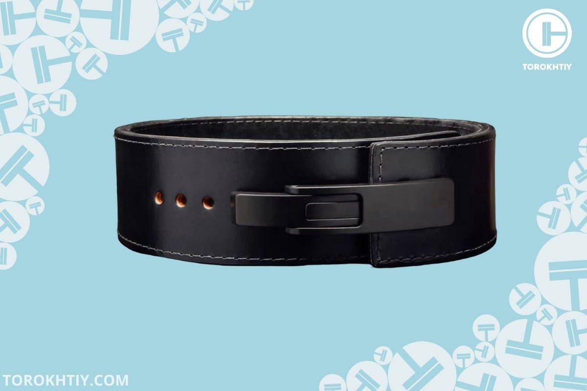 Rogue Black Leather Lever Belt