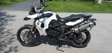 2011 BMW F 800 GS motorcycle for rent near Falmouth, ME