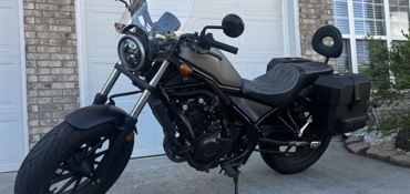 2017 HONDA REBEL 500 motorcycle for rent near Lawrenceville, GA