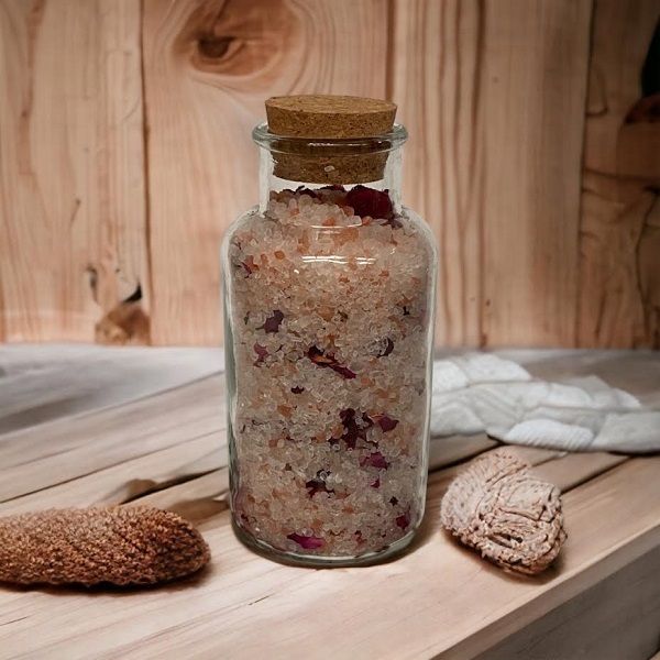 Himalayan Bath Salts Rose & Geranium Bath Salts - 700g Jar