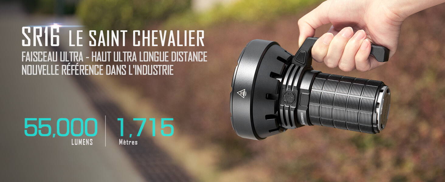 Lampe torche IMALENT SR16 55000 lumen