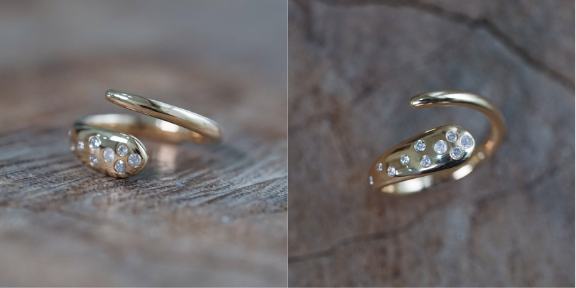 Open ring style and design for for plus size rings