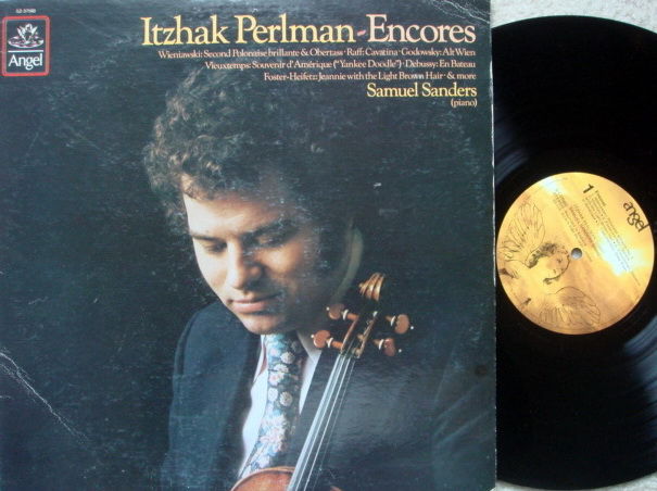 EMI Angel / PERLMAN-SANDERS, - Itzhak Perlman-Encores, NM!