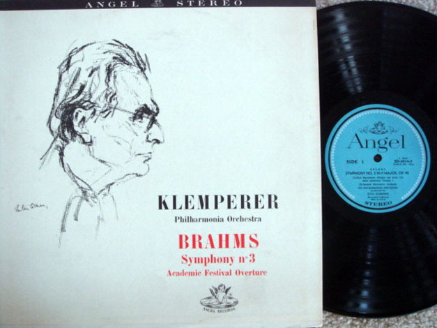 EMI Angel Blue / KLEMPERER, - Brahms Symphony No.3, NM!